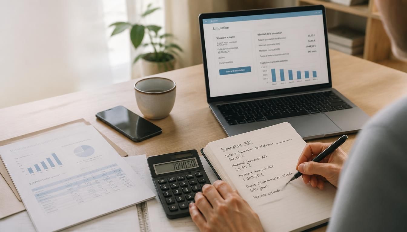 Calcul de l’indemnité chômage et simulation ARE